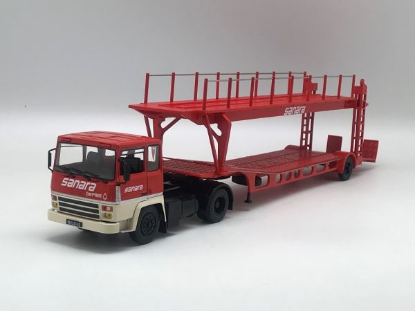 ODE094 - BERLIET TR250 4x2 with SANARA car carrier trailer - 1