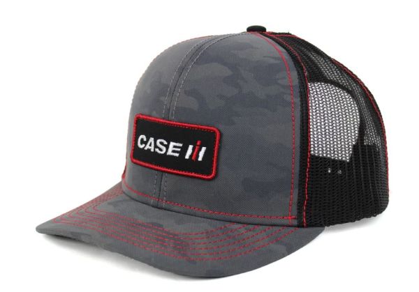 OBT173 - CASE IH Gray Camouflage Cap with Black Mesh Back - 1
