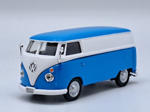 CAR60358 - VOLKSWAGEN Type 1 Van Samba Blue and White - 1
