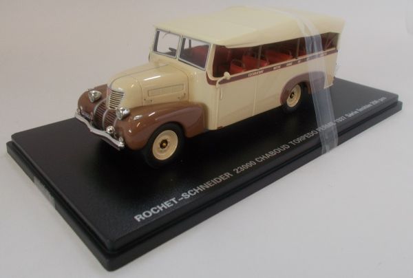 PER316 - Bus ROCHET SCHEINDER 23000 Chabous Torpedo closed 1937 Excursions Notre Dame De La Salette limited to 200 copies - 1