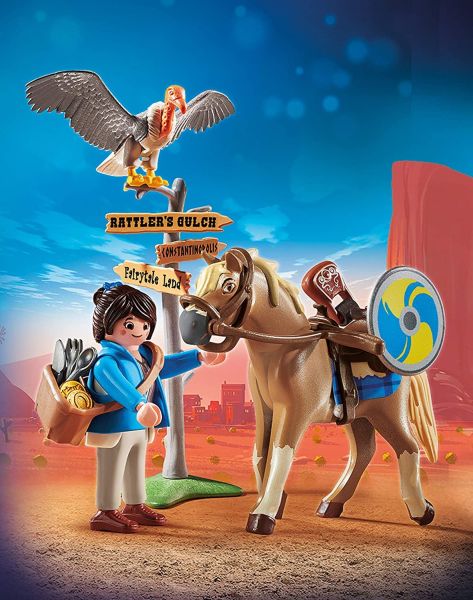 PLAY70072 - Playmobil The Movie Marla with Horse - 1