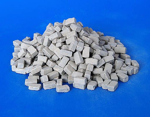 PLS4001 - Paving stone big grey granite for model reduced - 1