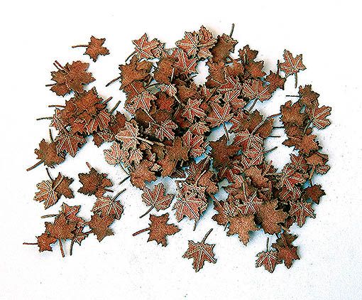 PLS4034 - Leaves of miniature trees 3mm - 1