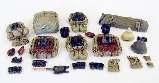 PLS4046 - Package of german soldier WW I for reduced model not paint - 1