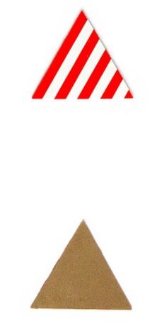 PMAA-208 - Triangular template panel 19 x 16.5 mm - 1