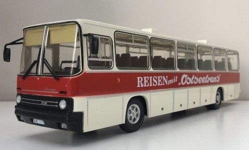 PRXPCL47124 - Bus IKARUS 250.59 OSTSEETRANS 1978 Red and White - 1