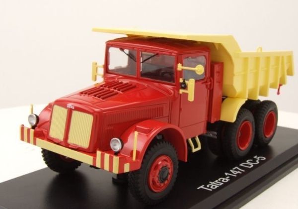 PRXPCL47031 - TATRA 147 DC-5 red and beige tipper - 1
