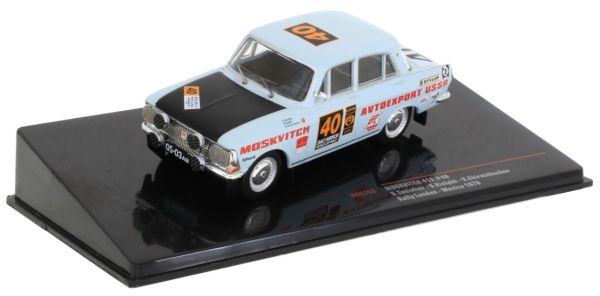IXORAC352 - MOSKWITSCH 412 #40 Mexico World cup Rally 1970 - 1