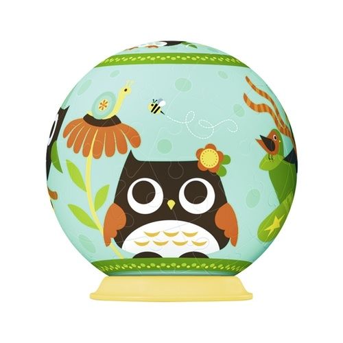 RAV11911-03 - 3D Puzzle Lee Arthaus - Owls - 54 Pieces - 1