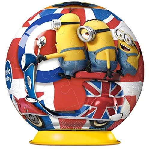 RAV11914/01 - 3D Puzzle - 54 Pieces - MINIONS IN ENGLAND - 7 cm - 1