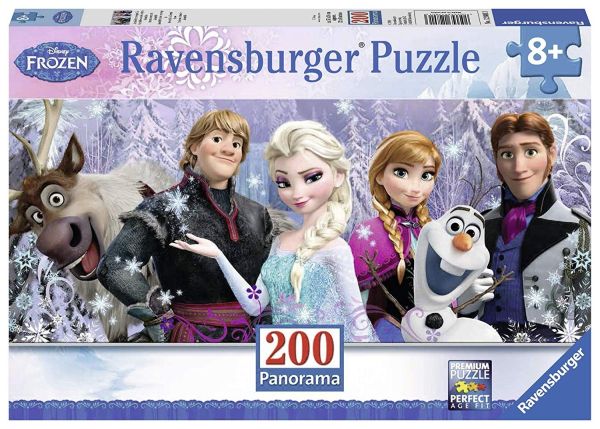 RAV128013 - Panorama Puzzle - 200 Pieces - The Snow Queen - 1