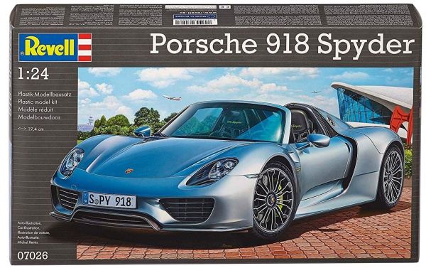REV07026 - PORSCHE 918 Spyder maquette model to mount and paint paint and glue not inclued - 1
