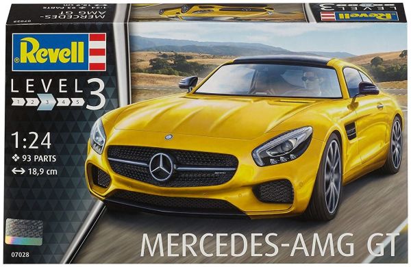 REV07028 - MERCEDES BENZ AMG GT model to mount and paint paint and glue not inclued - 1