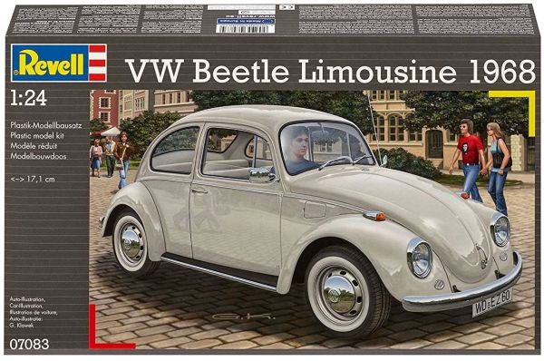 REV07083 - VOLKSWAGEN Beetle 1500 Limousine 1968 model to mount and paint paint and glue not inclued - 1