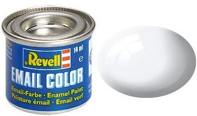 REV32104 - Glossy white enamel paint 14ml - 1