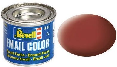 REV32137 - Matt brick red enamel paint 14ml - 1