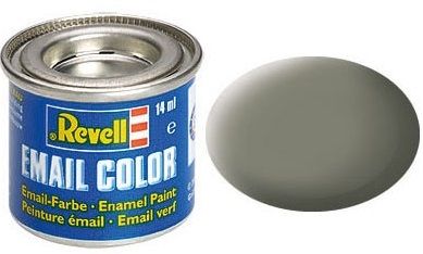REV32145 - Matte olive green enamel paint 14ml - 1