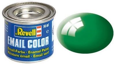 REV32161 - Glossy emerald green enamel paint 14ml - 1