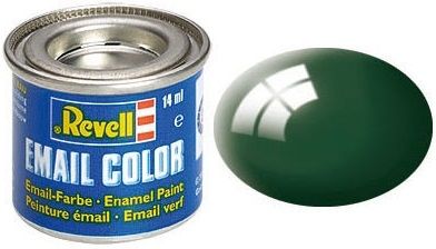 REV32162 - Dark glossy green enamel paint 14ml - 1