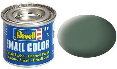 REV32167 - Matte green gray enamel paint 14ml - 1