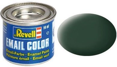 REV32168 - Matte dark green enamel paint RAF 14ml - 1