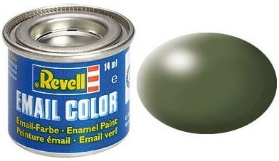 REV32361 - Satin olive green enamel paint 14ml - 1