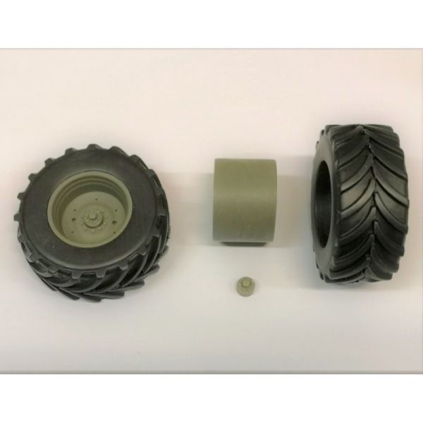 ART04291 - 2x Low pressure wheel 63x28mm - 1