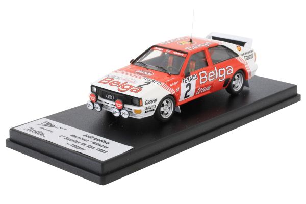 TRORRBE50 - AUDI Quattro #2 1er aux Boucles de SPA 1983 M.DUEZ / W.LUX - Limited to 150ex. - 1