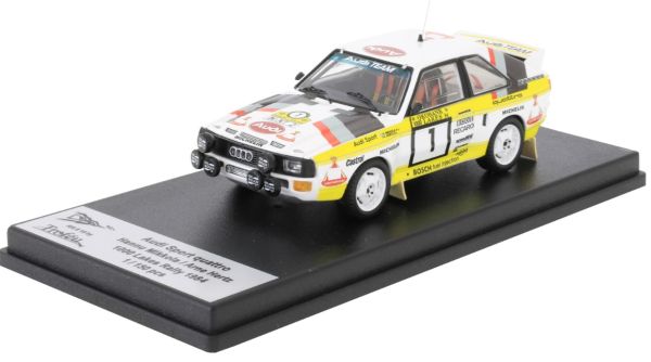 TRORRFI16 - AUDI Sport Quattro #1 Rallye 1000 Lakes 1984 H.MIKKOLA / A.HERTZ - Limited to 150 ex. - 1