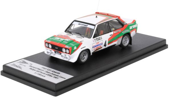 TRORRIT11 - FIAT 131 Abarth #4 Rallye dell'Isola d'Elba 1981 B.BEGUIN / J-J.LENNE - Limited to 150 copies. - 1