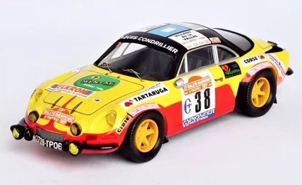TRORRIT12 - RENAULT-ALPINE A110 #38 SanRemo Rally 1981 C.REY / STRUYF - Limited to 150ex. - 1