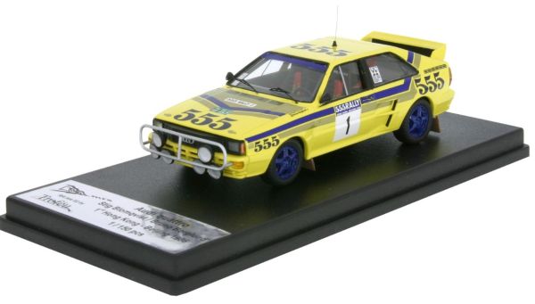 TRORRMRS02 - AUDI Quattro #1 1e Rallye Hong-kong -Beijing 1986 S.BLOMQVIST / B.BERGLUND - Limited to 150 copies. - 1