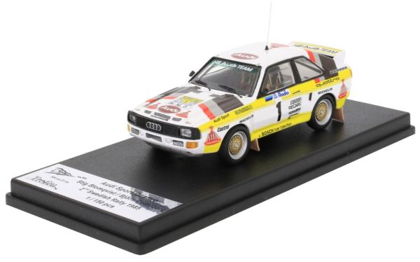 TRORRSE21 - AUDI Sport Quattro #1 2nd in rally Sweden 1985 S.BLOMQVIST / B.CEDERBERG - Limited to 150 copies. - 1
