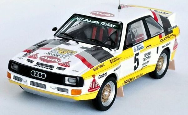 TRORRSE23 - AUDI Sport Quattro #5 Rally Sweden 1985 W.RÖHRL / C.GEISTDÖRFER - Limited to 150 copies. - 1