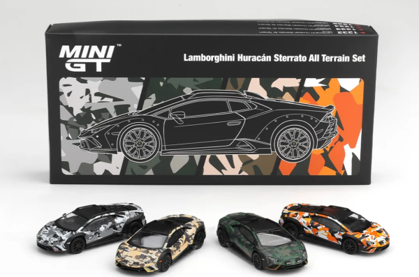 MGTS0026 - Set of 4 models: LAMBORGHINI Huracan Steratto all-terrain 2025 - 1