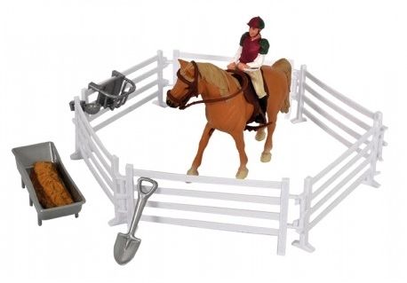 KID640073 - Equestrian set with horse and accessories - 1