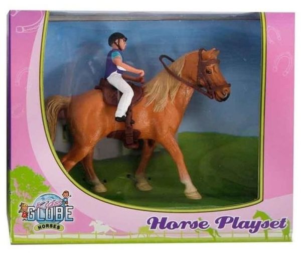 KID640078B - Brown horse with rider - 1