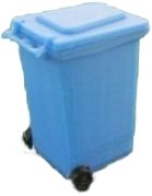 UM143_BLEU - 1 blue 240L bin size 2 x 1.5 height 3 cm - 1
