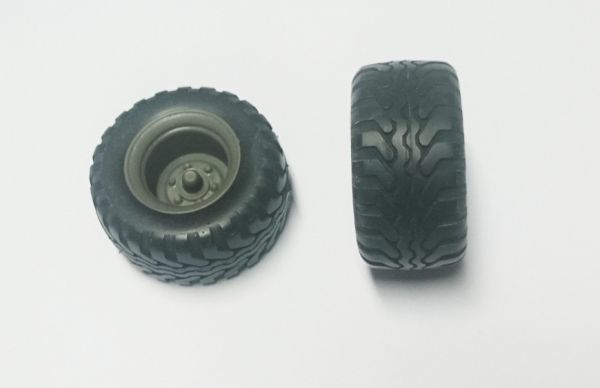 ART04286 - 2 Dump wheels 28x14mm - 1