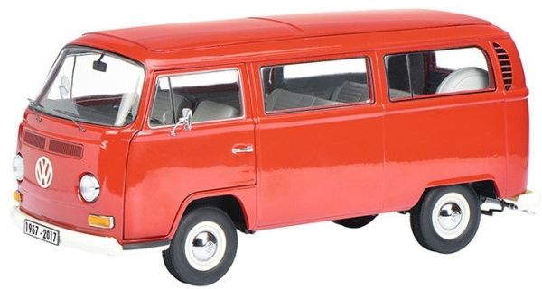 SCH196 - VOLKSWAGEN T2A Bus 1967 Red 50th Anniversary - 1