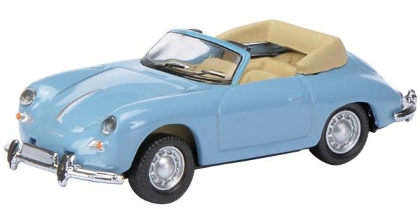 SCH26278 - PORSCHE 356 convertible blue - 1