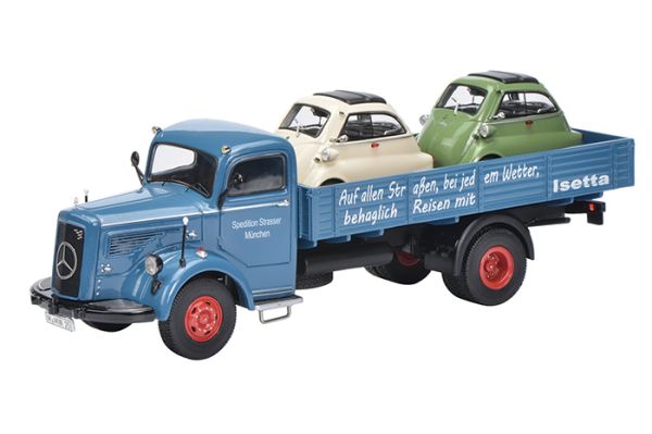 SCH3048 - MERCEDES BENZ L6000 with 2 ISETTA car - 1