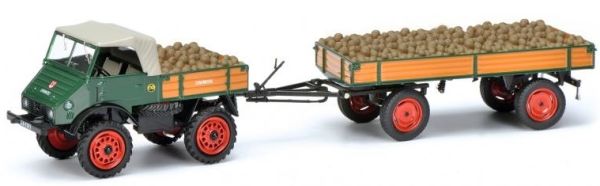 SCH3130 - MERCEDES BENZ UNIMOG U401 with trailer - 1