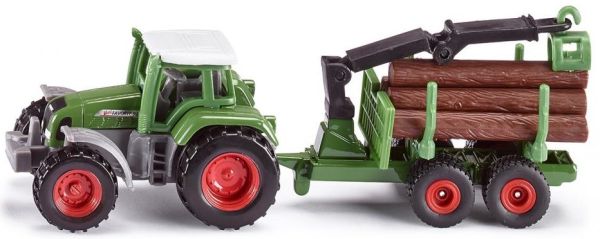SIK1645 - FENDT 926 Vario with forestry trailer and 6 logs - 1