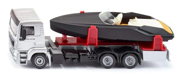 SIK2715 - MAN LKW 6x2 forwarder with boat - 1