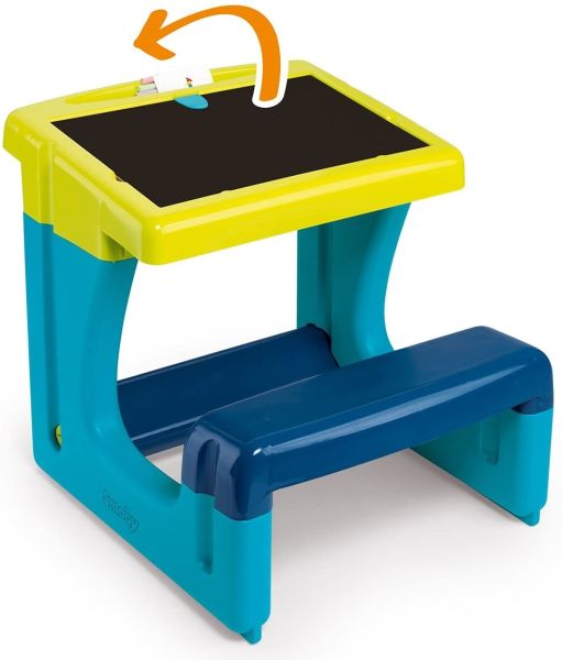 SMO420101 - Two-sided Magnetic and Chalk Small School Desk - 55 x 54 x 54 cm - 1