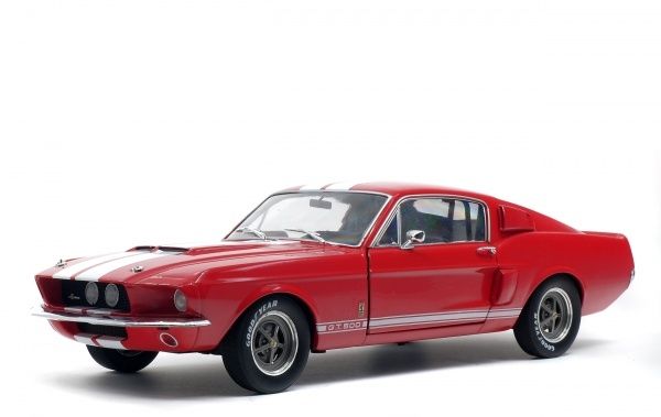 SOL1802902 - SHELBY MUSTANG GT 500 1967 - Red and white - 1