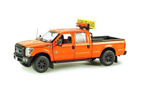 SWO1200-DOT - Ford F-250 Supercab Orange double cab - 1