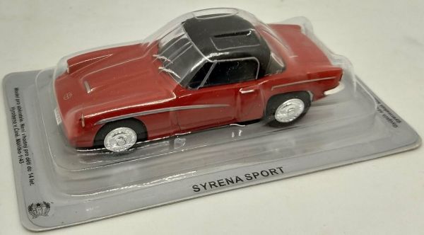 MAGPCSYRENA - SYRENA Sport 1960 red black roof sold in blister - 1