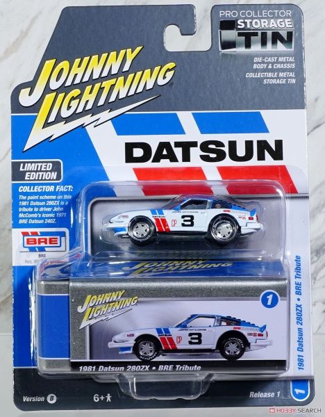 JLCT014-1B - 1981 DATSUN 280ZX -BRE Tribute #3 from the 2024 COLLECTOR TINS ​​series in blister pack - 1